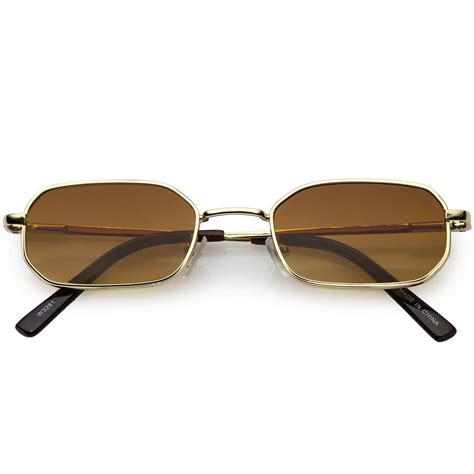 rectangle sunglasses thicl metal